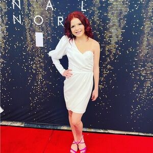 Lavish Alice Nordstrom White One-Shoulder Dress